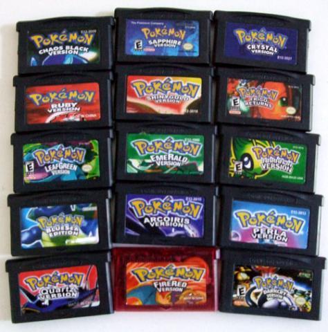 List of pokemon games for gba